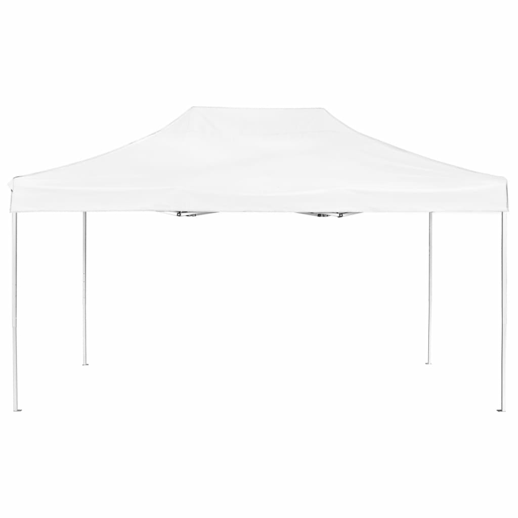 White Folding Party Tent Aluminum Frame Canopy 14.1ft x 9.5ft x 9.8ft B954