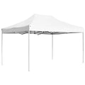 White Folding Party Tent Aluminum Frame Canopy 14.1ft x 9.5ft x 9.8ft B954