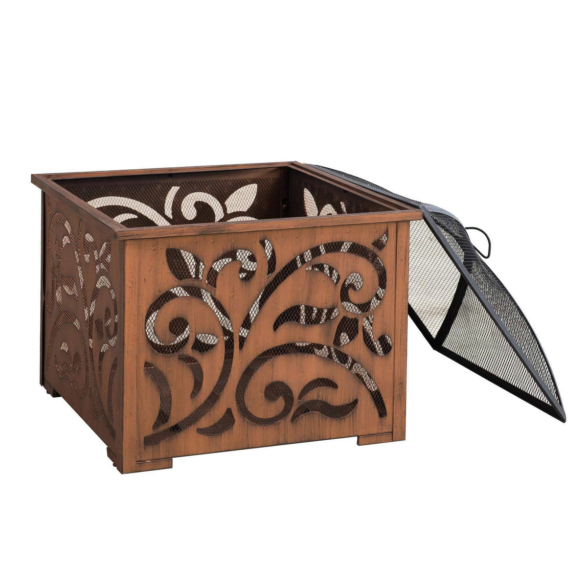 26 in. Square Wood Burning Firepit A24949