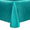 Caribbean Blue Oval Tablecloth Q342