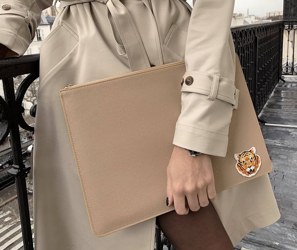 Laptop Case (Beige/Yellow) - 13-15 inch pu-leather W9226