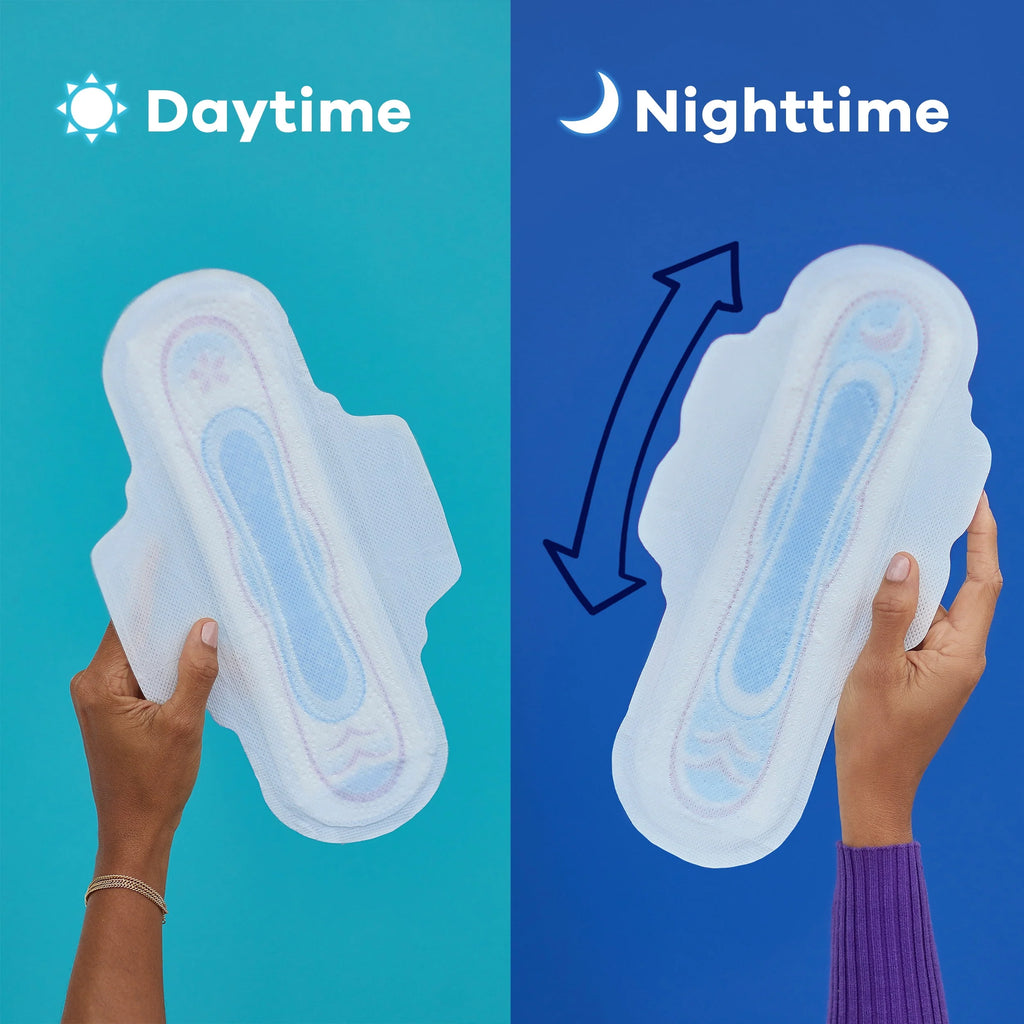 Ultra Thin Overnight Pads with Wings, Size 4, 36 Count O133