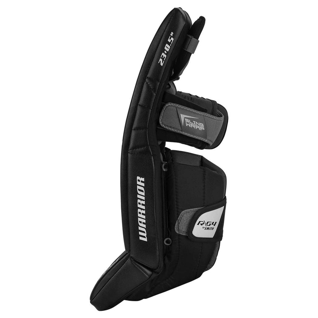 Black Youth Goalie Leg Pads Size 21+.5in I938