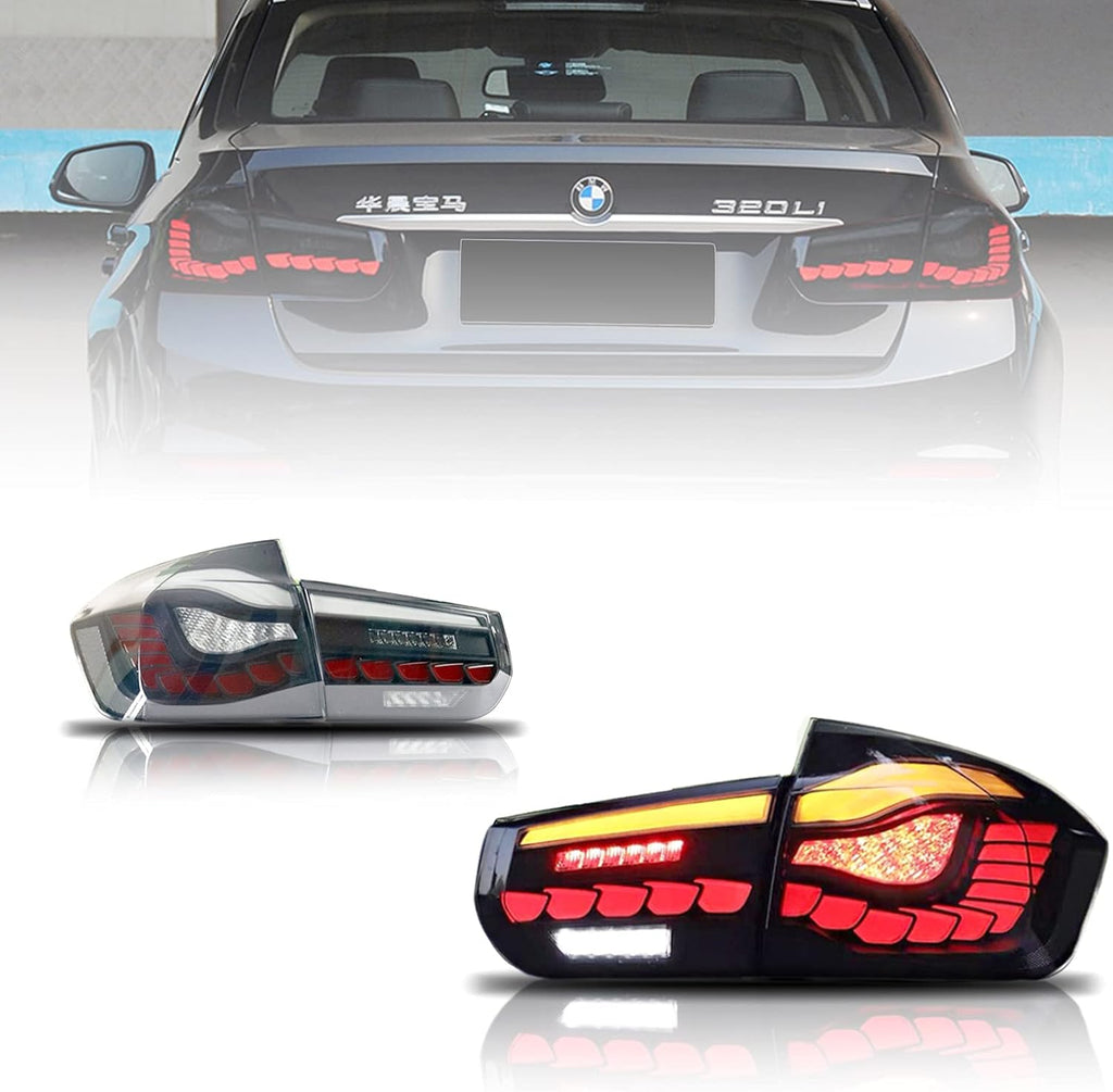 LED Tail Lights Rear Lamps Assembly Set of 2 Smoke K75794