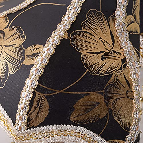 Black 22 Inch Fabric Lampshade Table Lamp N2214