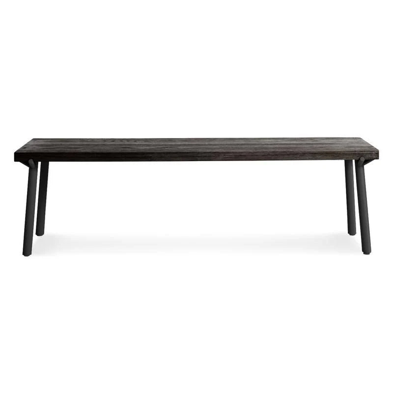 Oak/Black Branch Bench O640