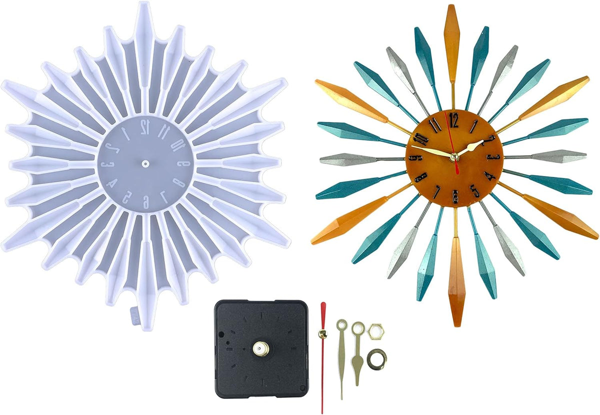 Clock Silicone Mold with Arabic Numerals Y160313