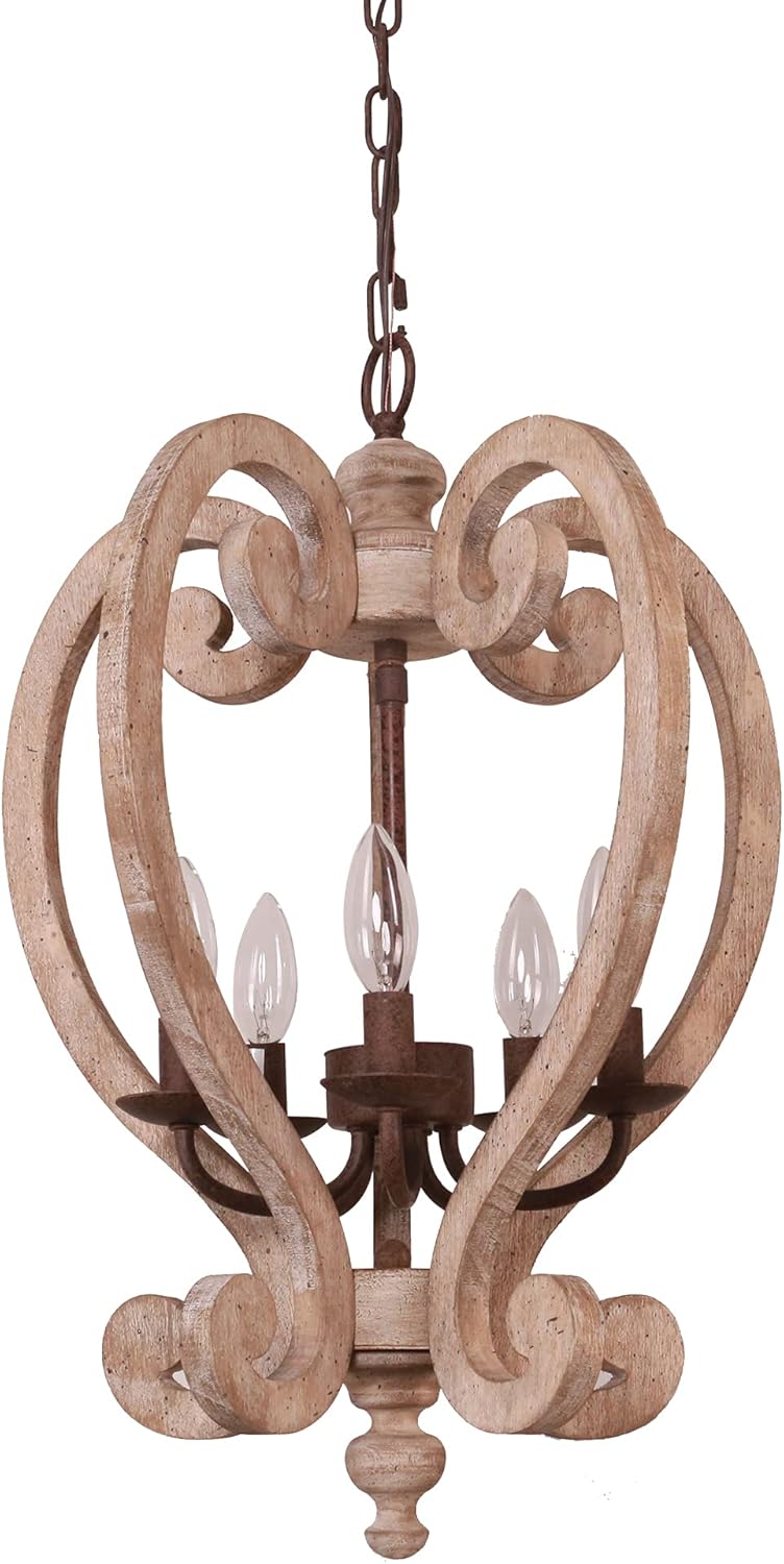 Wooden Chandelier U829