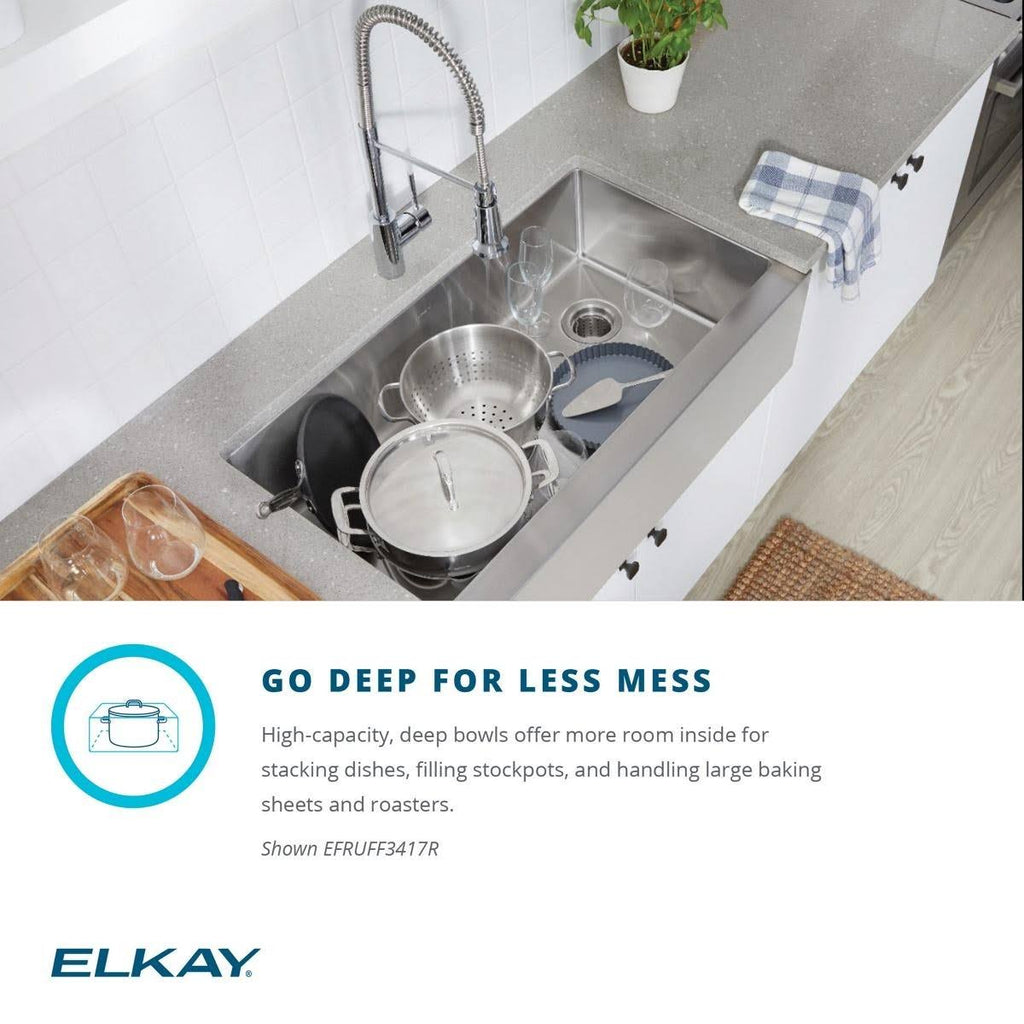 Farmhouse Double Basin Stainless Steel Kitchen Sink U164