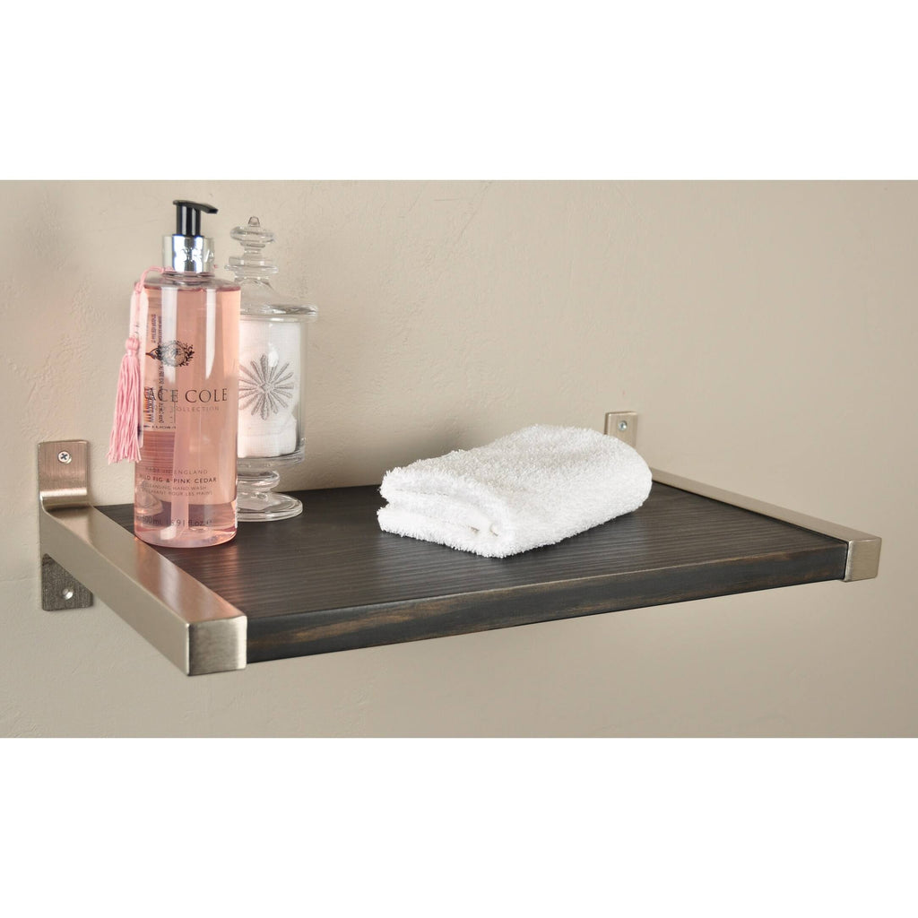Ebony 2-Piece Wall Shelf Set W7479