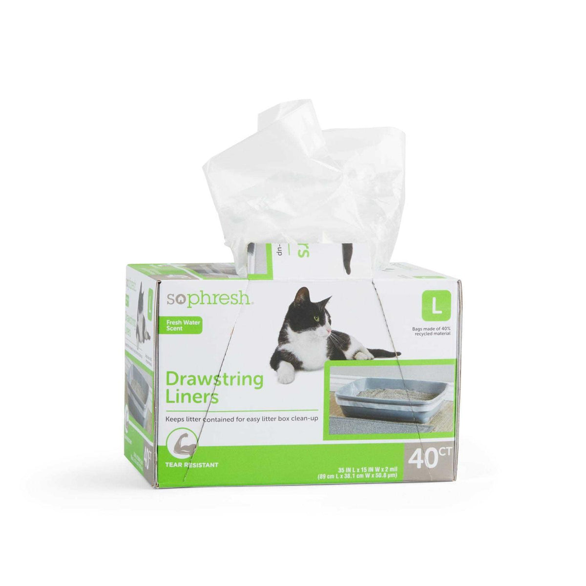Drawstring Cat Litter Box Liners I123653