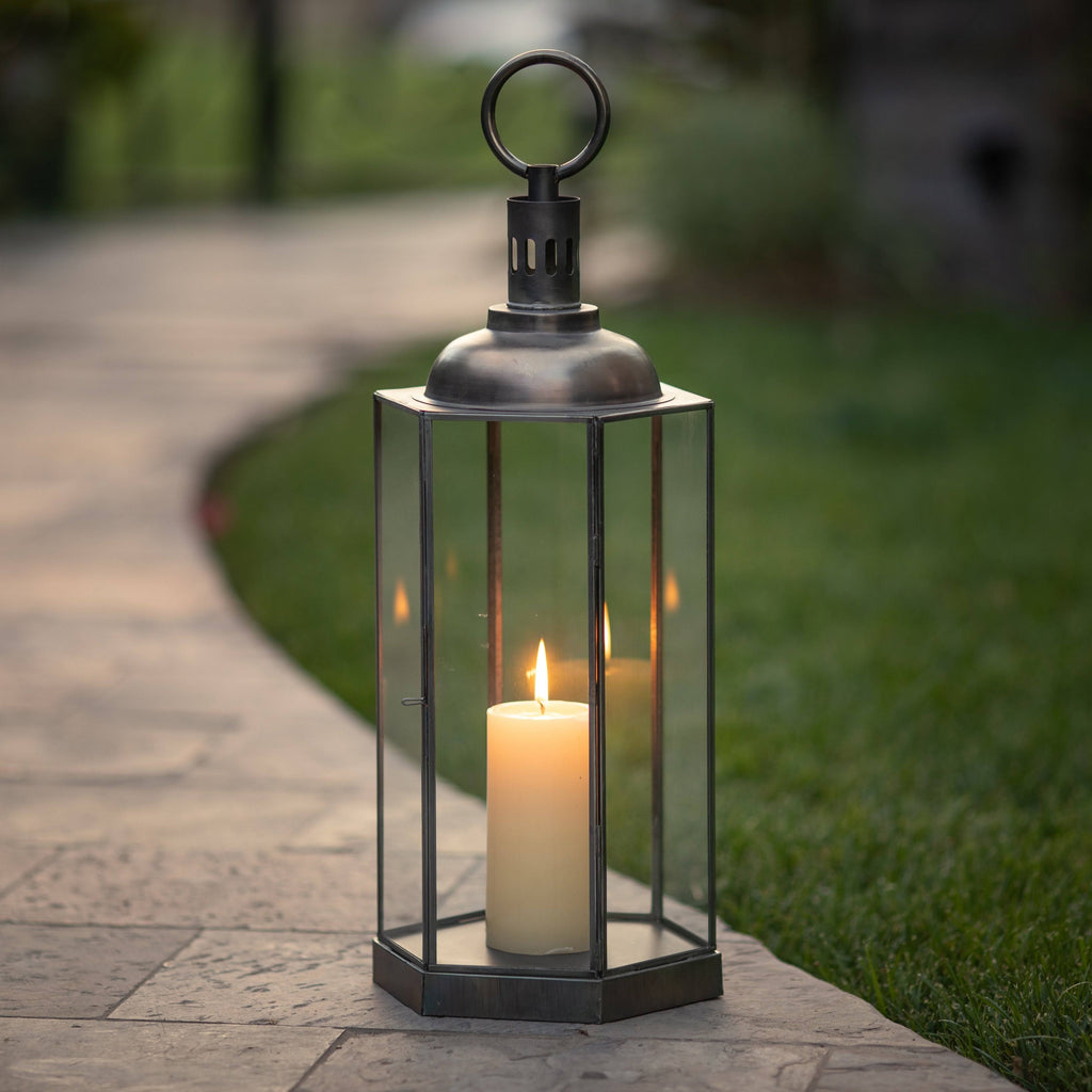 Antique Brass Lantern P7192