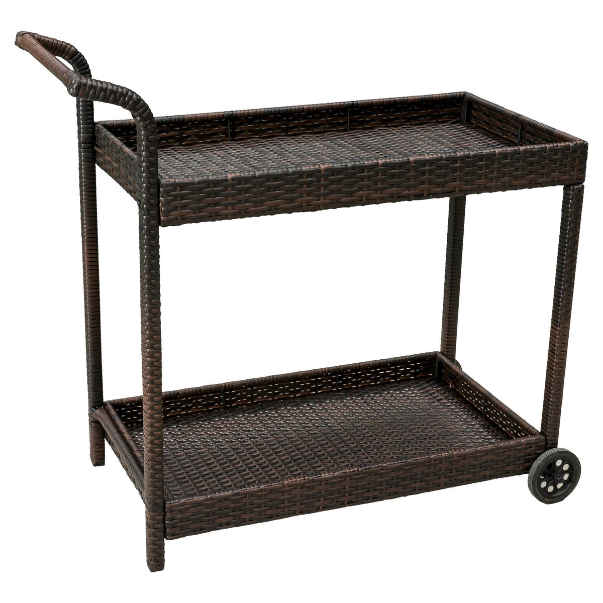Outdoor Wicker Bar Cart L70696