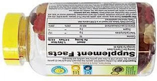 150 Ct Calcium Gummy Bears With Vitamin D Z8704