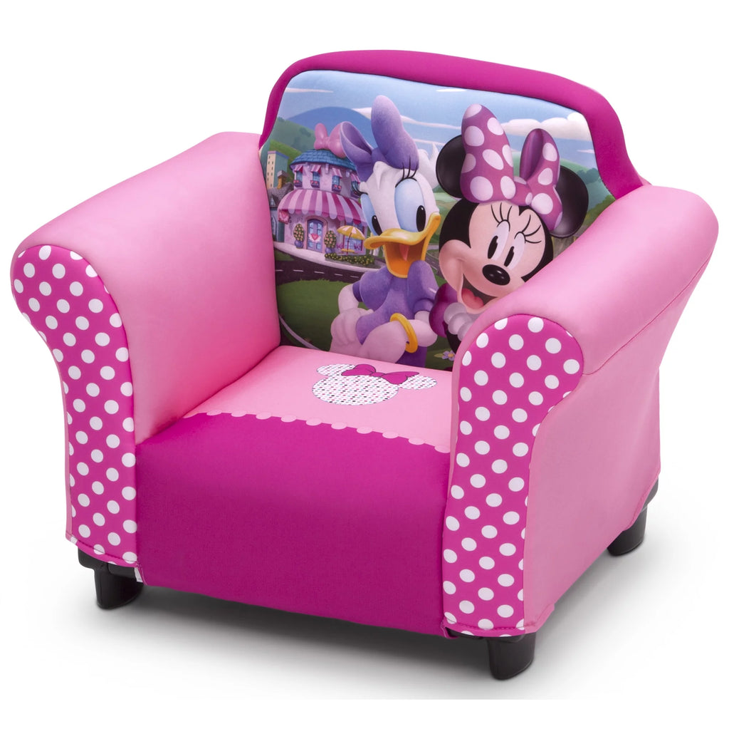 Kids Upholstered Chair with Sculpted Plastic Frame K82398
