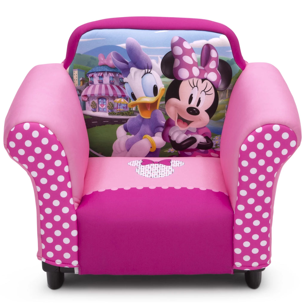 Kids Upholstered Chair with Sculpted Plastic Frame K82398