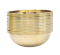 Set of 7 Copper Brass Offering Bowls V572