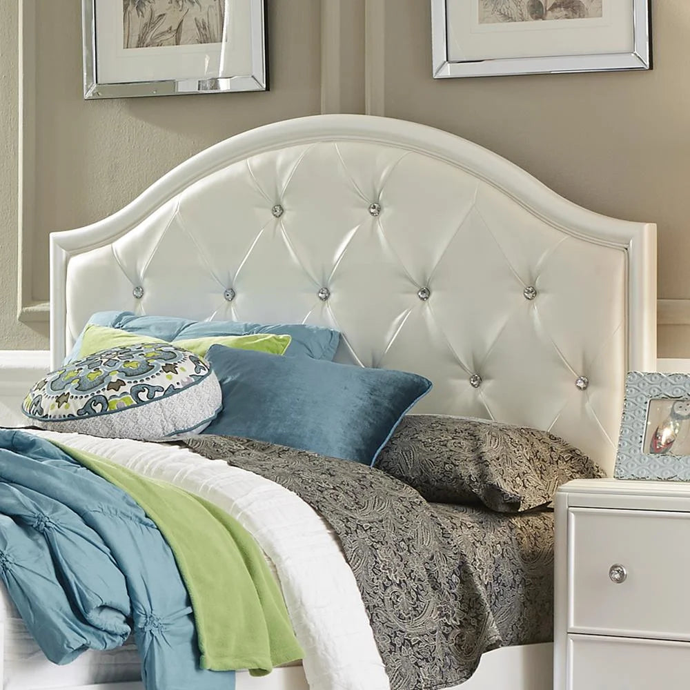 White Twin Panel Headboard S712606
