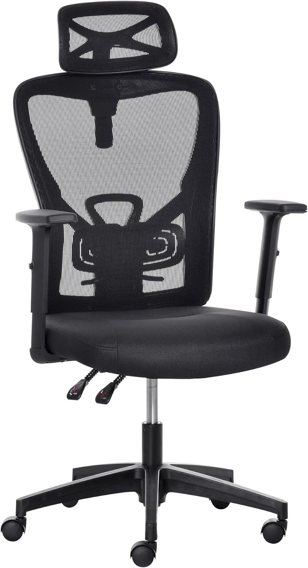 Black Ergonomic Mesh Office Chair with Lumbar Support P830791