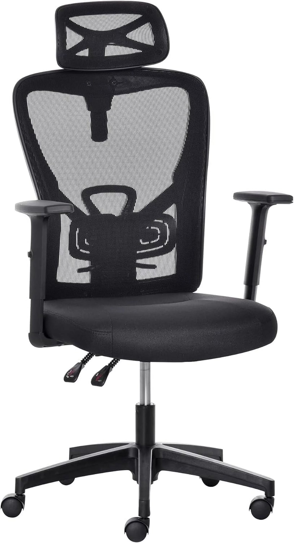 Black Ergonomic Mesh Office Chair with Lumbar Support P830791