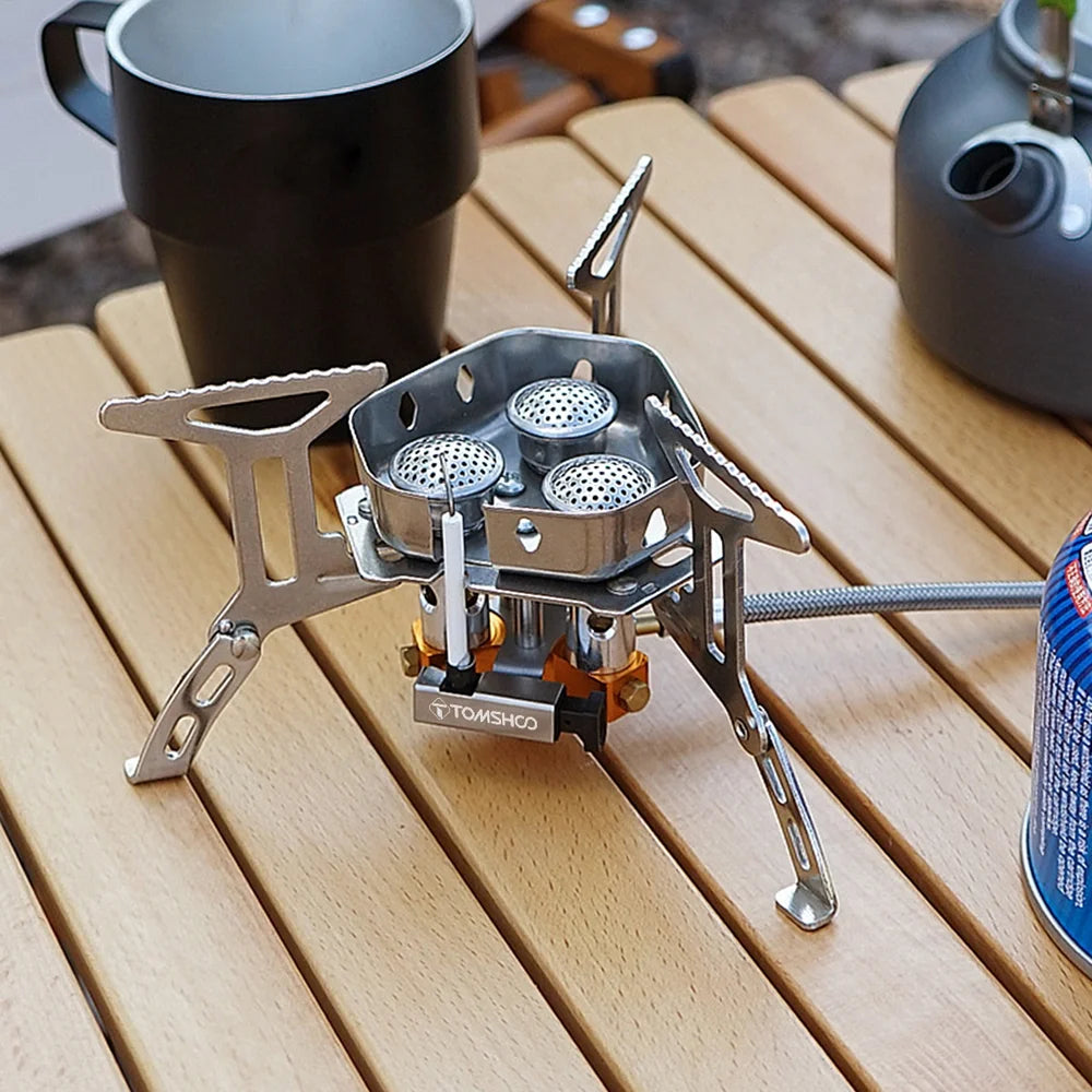 5800W Stainless Steel and Copper Camping Stove X3624