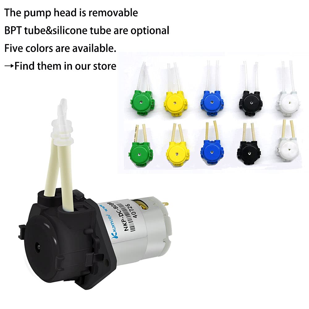 Peristaltic Pump 12V DC with BPT Tube Pack of 2 Z59217