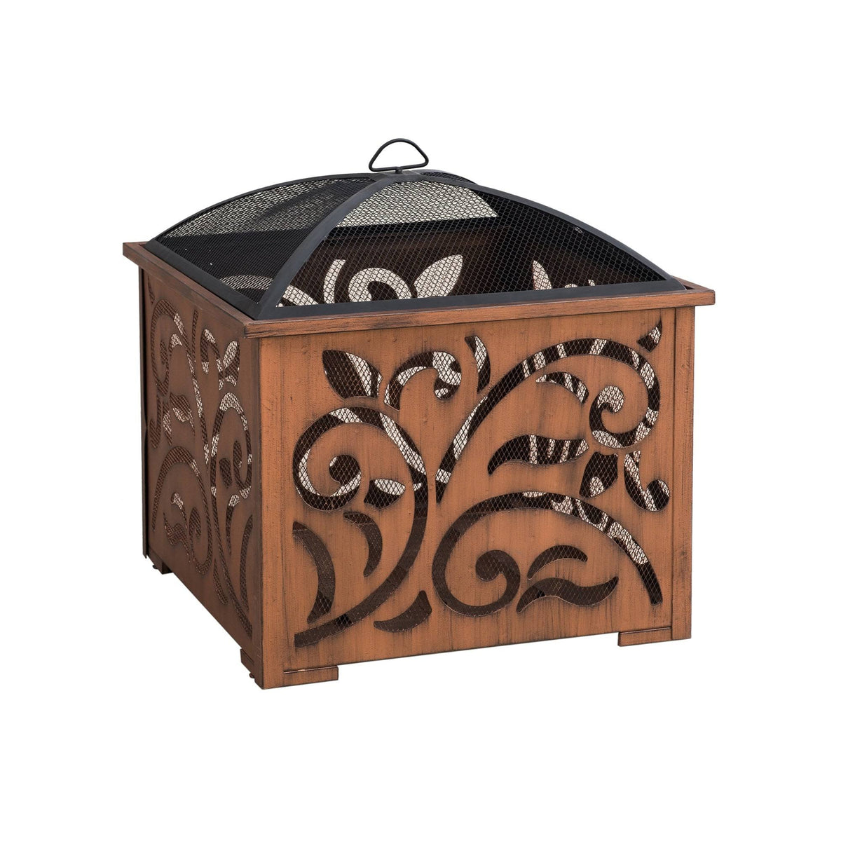 26 in. Square Wood Burning Firepit A24949