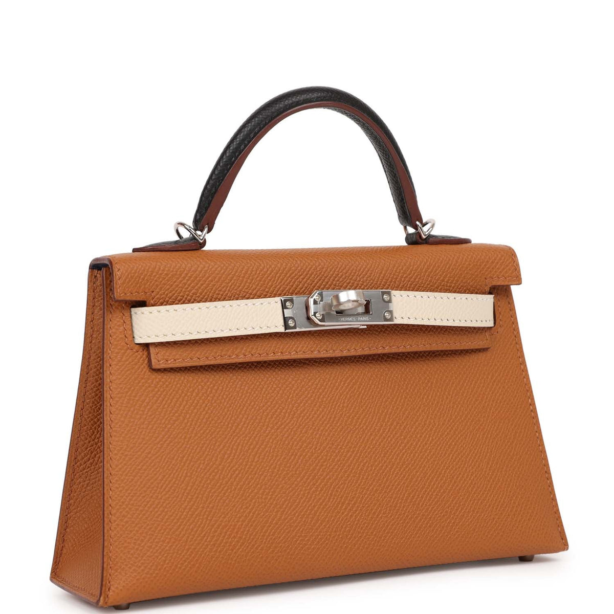 Gold Black and Nata Epsom Handbag I135801