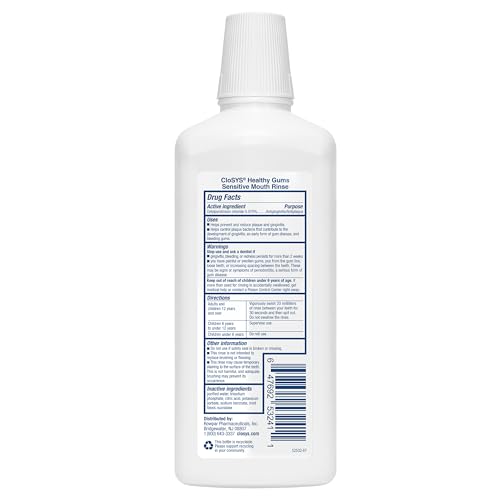 Non-Burning Antiplaque Mouthwash 32 Fl Oz Twin Pack C727