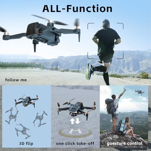 2650 ft Long Range Brushless Motor Drone with 4K HD Camera, 84 Mins Flight Time, 3 Batteries K983