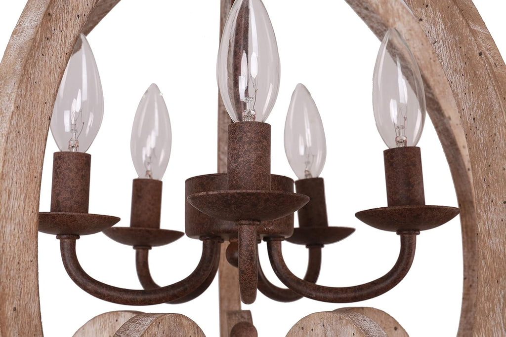 Wooden Chandelier U829