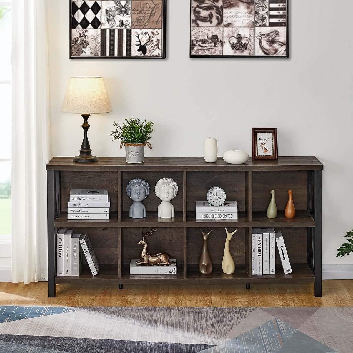 8 Cube Storage Organizer Bookshelf Y9349