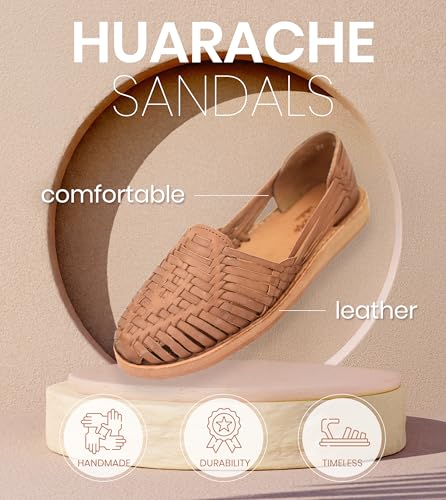 Leather Huarache Handmade Mexican Sandals M688156