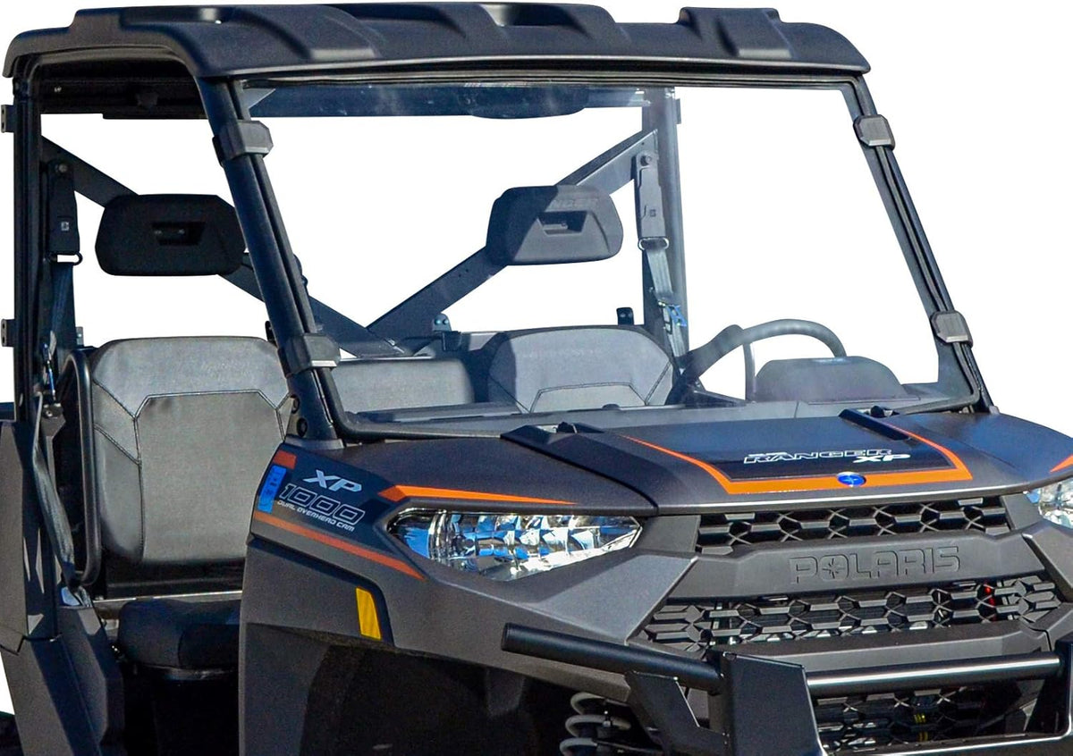 Clear Scratch Resistant Full Windshield for Polaris Ranger XP 1000 / Crew E793778