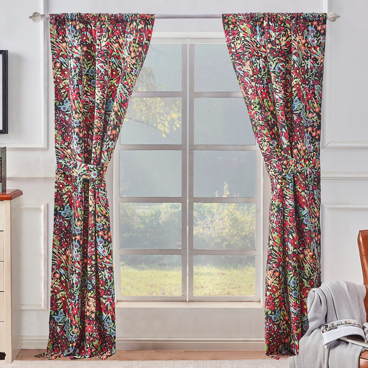 Curtain Panels Set of 2 84 x 84 inches V789