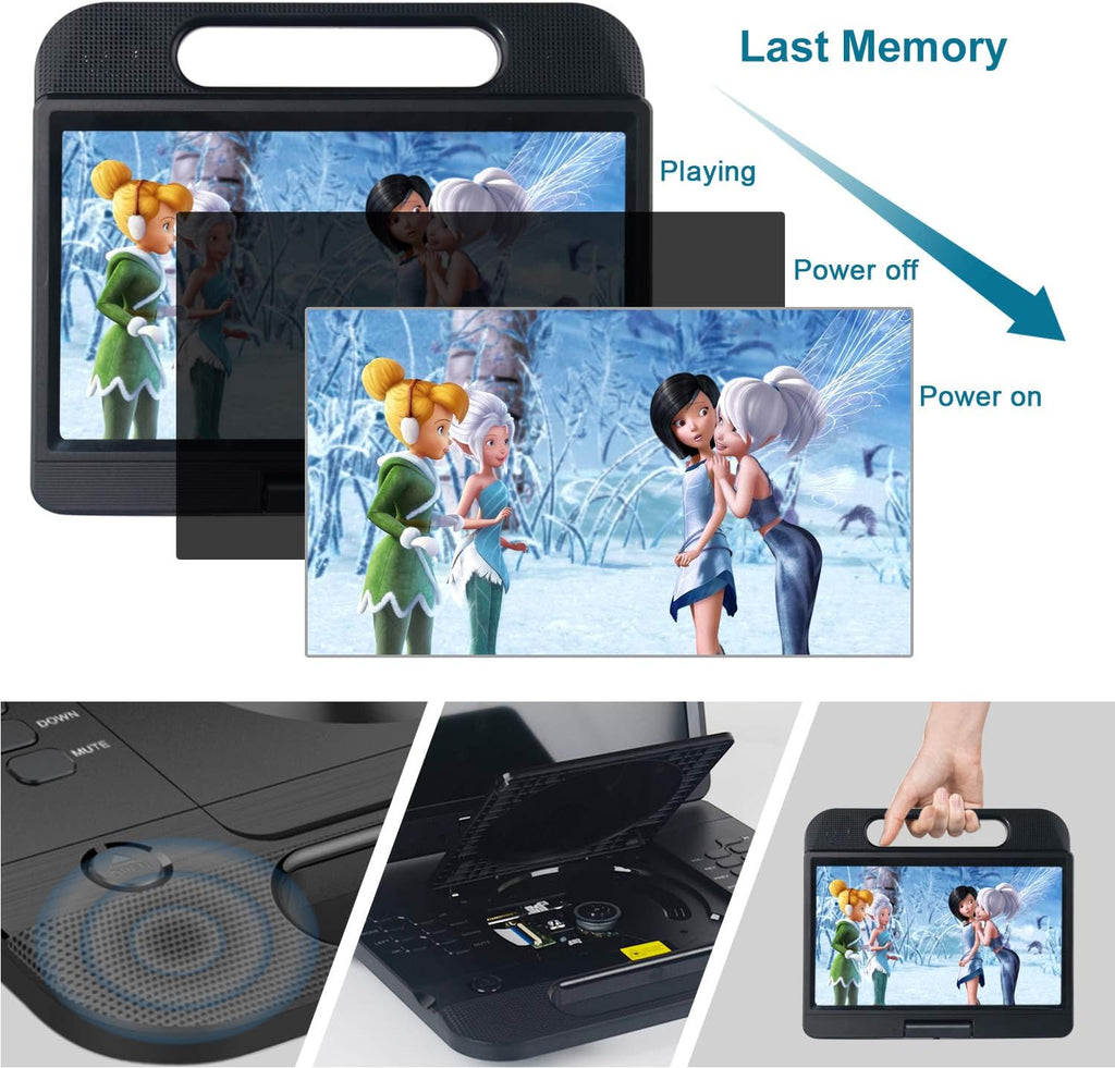 13.3 Inch Portable Bluray Player with 12 HD Swivel Screen K2192