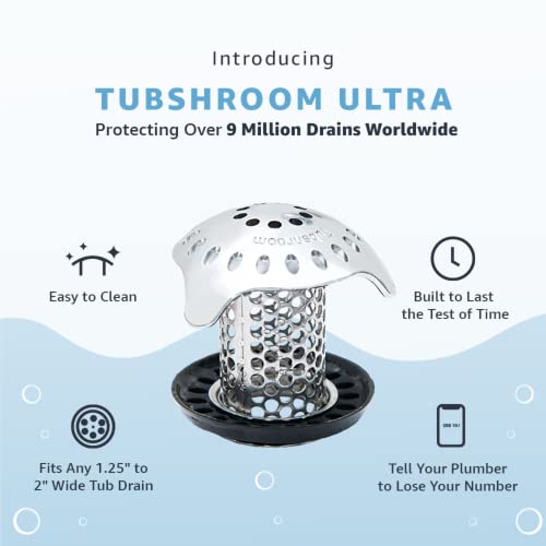 Stainless Steel Tub Drain Protector Hair Catcher G84318