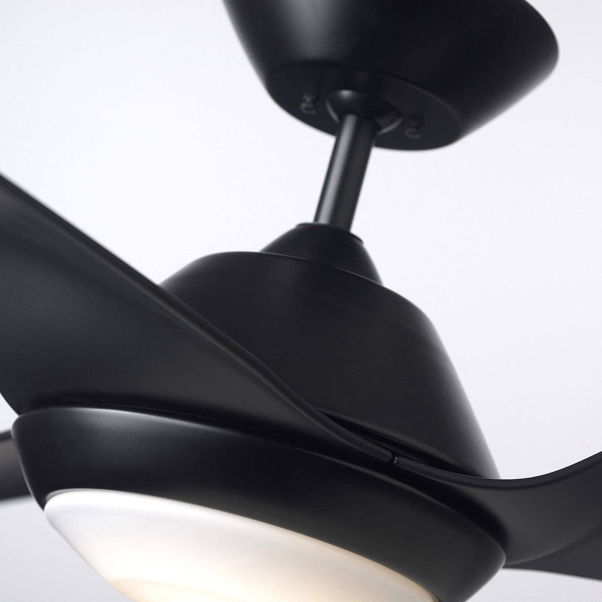 Black LED Ceiling Fan T725380