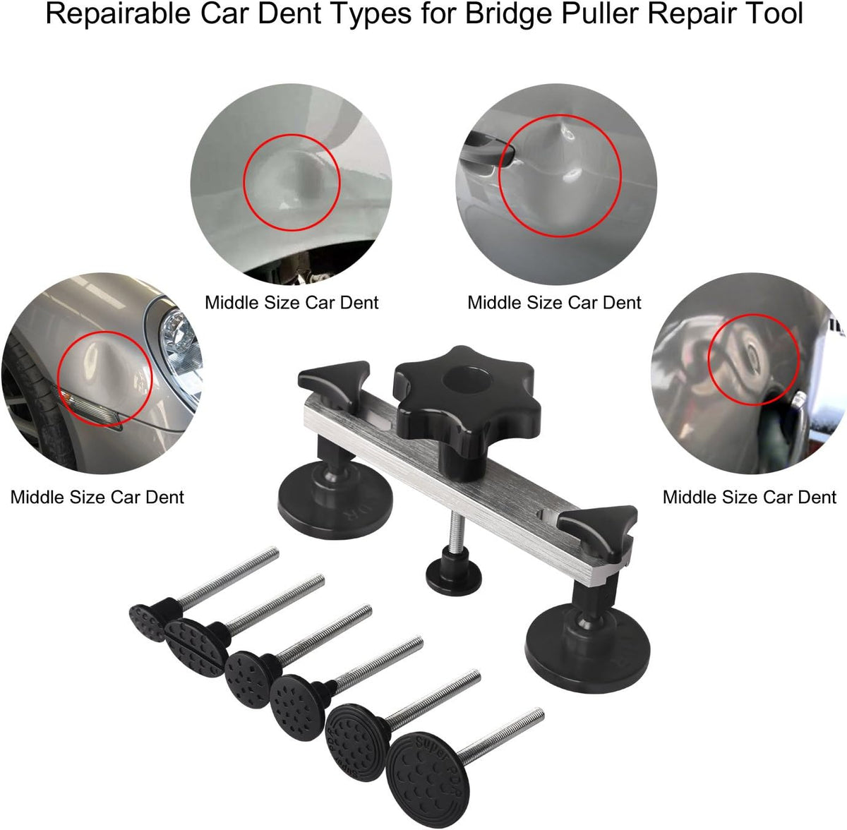 68 Pcs Paintless Dent Removal Tools Kit U111