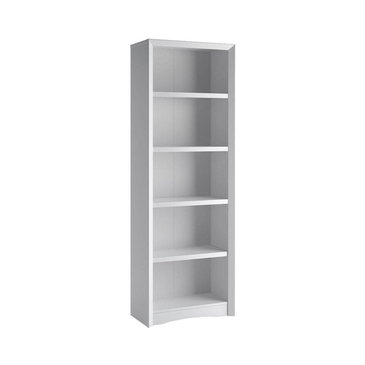 71-inch Tall Adjustable White Bookcase T41176
