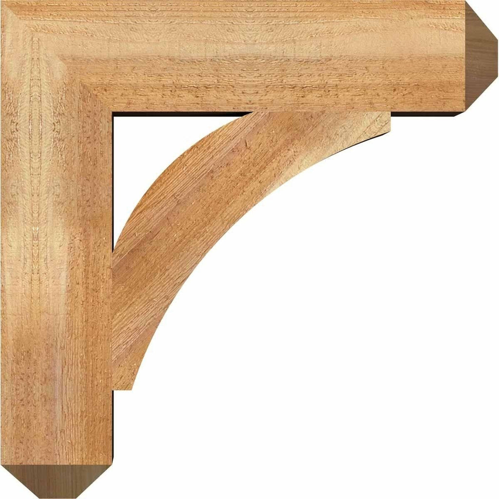6x22W x 34x22D x 42x22H Thorton Craftsman Rough Sawn BRACKET, Western Red Cedar B362897