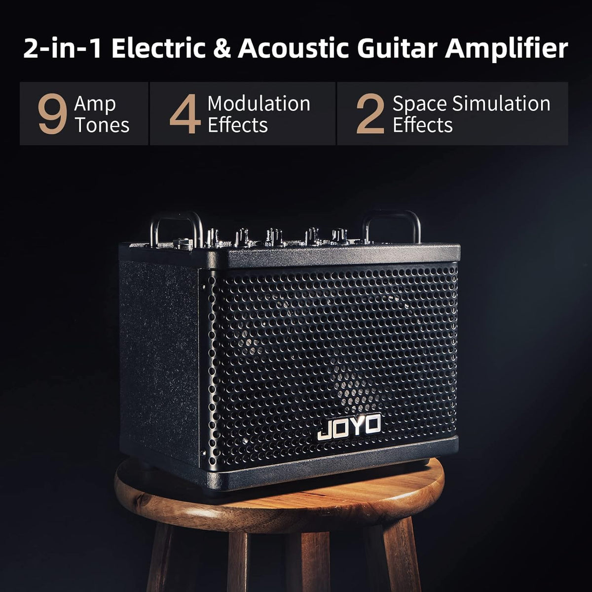 Digital Modeling Combo Amplifier Bundle with Audio Instrument Cable X752889