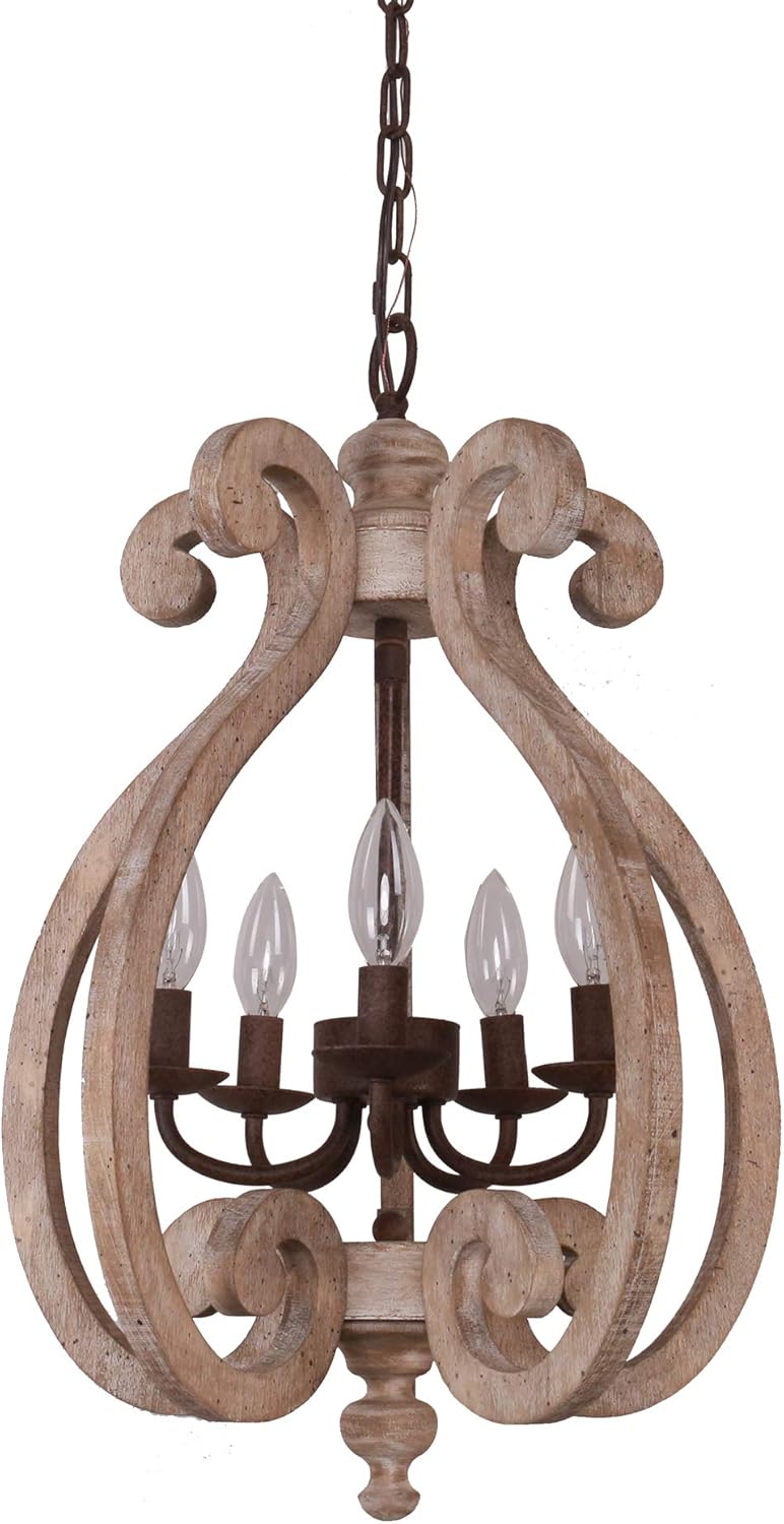 Wooden Chandelier U829