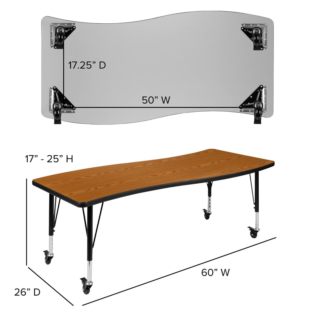 Adjustable Rectangular Activity Table R23650