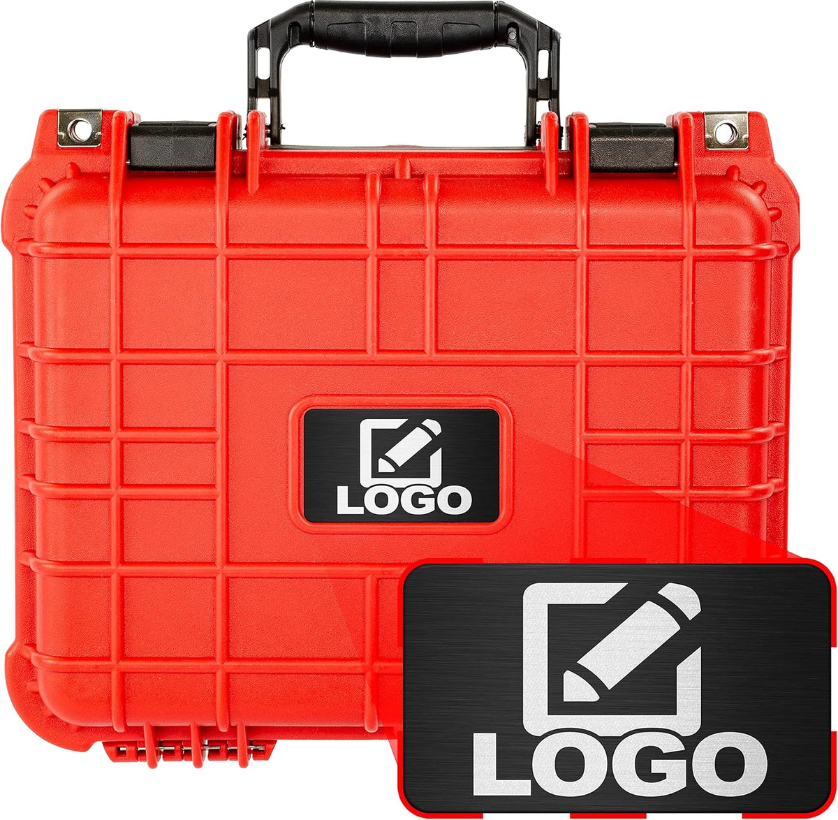 Protective Gear and Camera Hard Case with Foam, Waterproof & Shockproof, 13.37 Inch 11.62 Inch 6 Inch, Neon Green R370