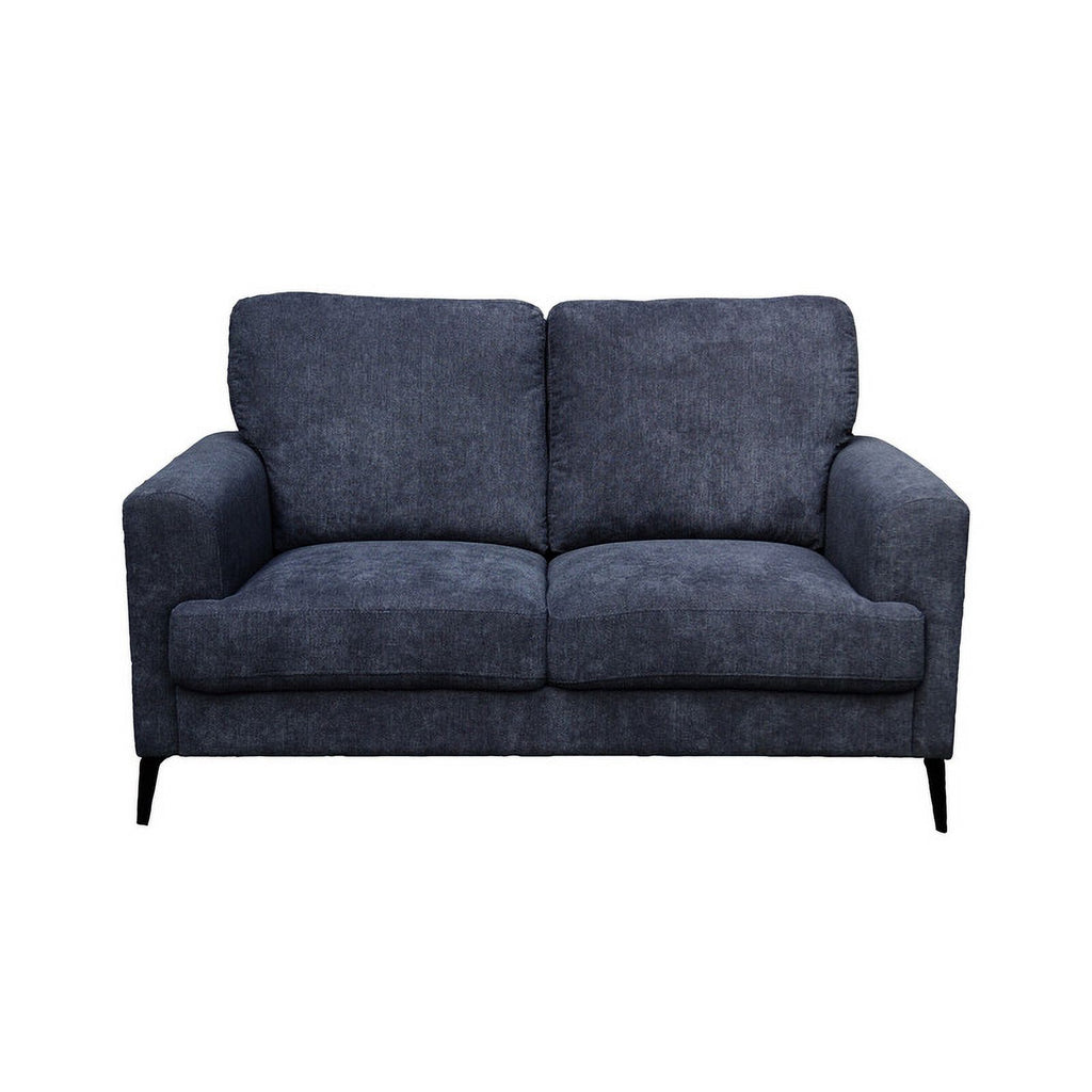 Black Chenille Sofa Loveseat Chair Set G2715