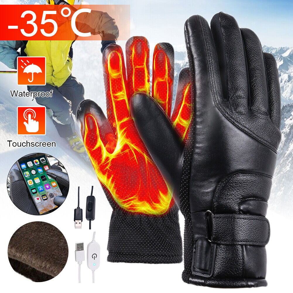USB Powered Heated Waterproof Touchscreen Gloves V3877