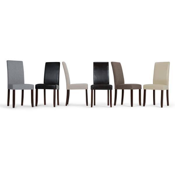 Light Mocha Dining Chair Set of 2 L7221