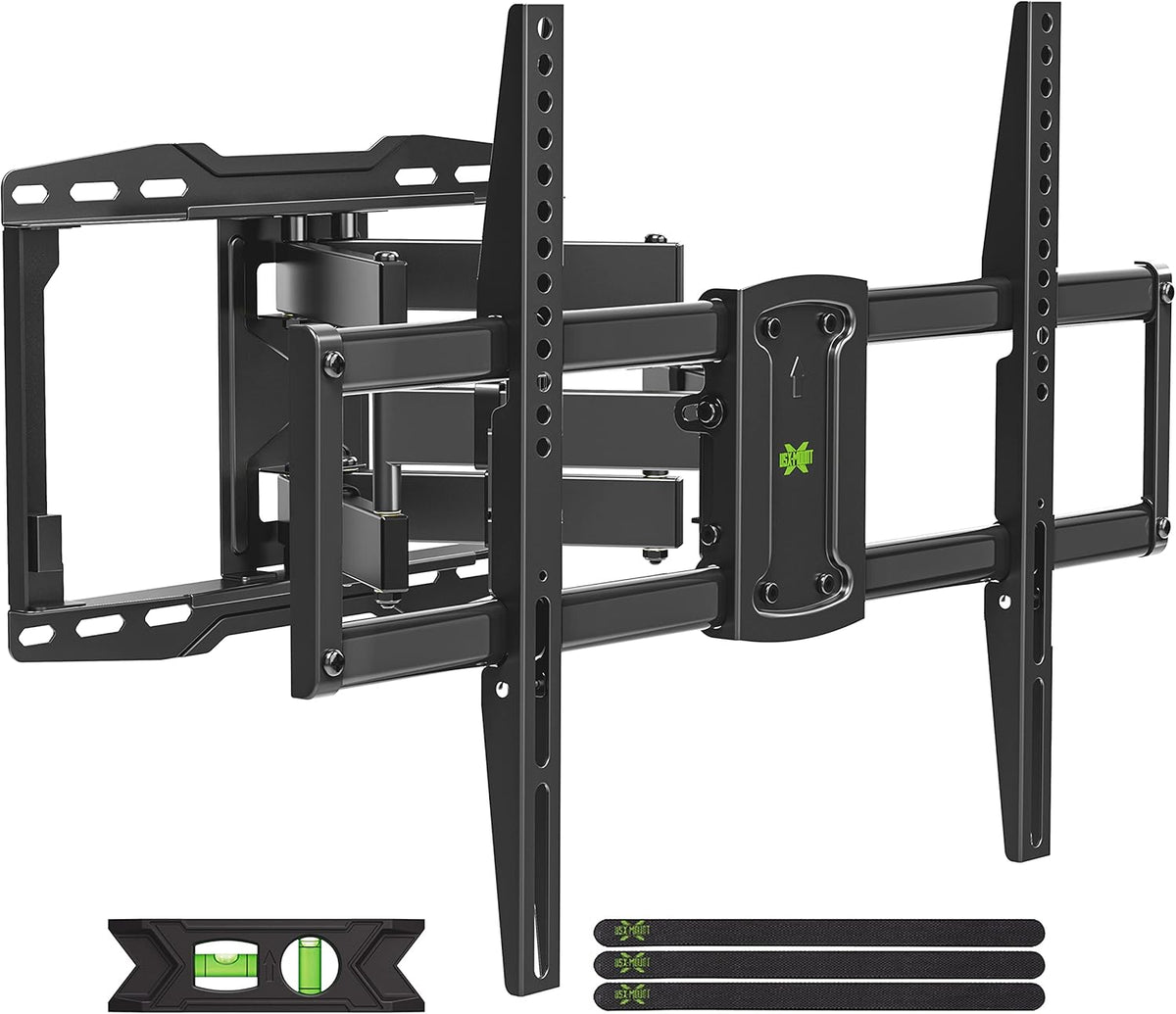 Full Motion TV Wall Mount for 37-75 inch TV, Up to 132lbs, Dual Articulating Arms, Max VESA 600x400mm, Pack of 2 S626