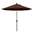 9 ft. Fiberglass Market Umbrella Collar Tilt Black S97486